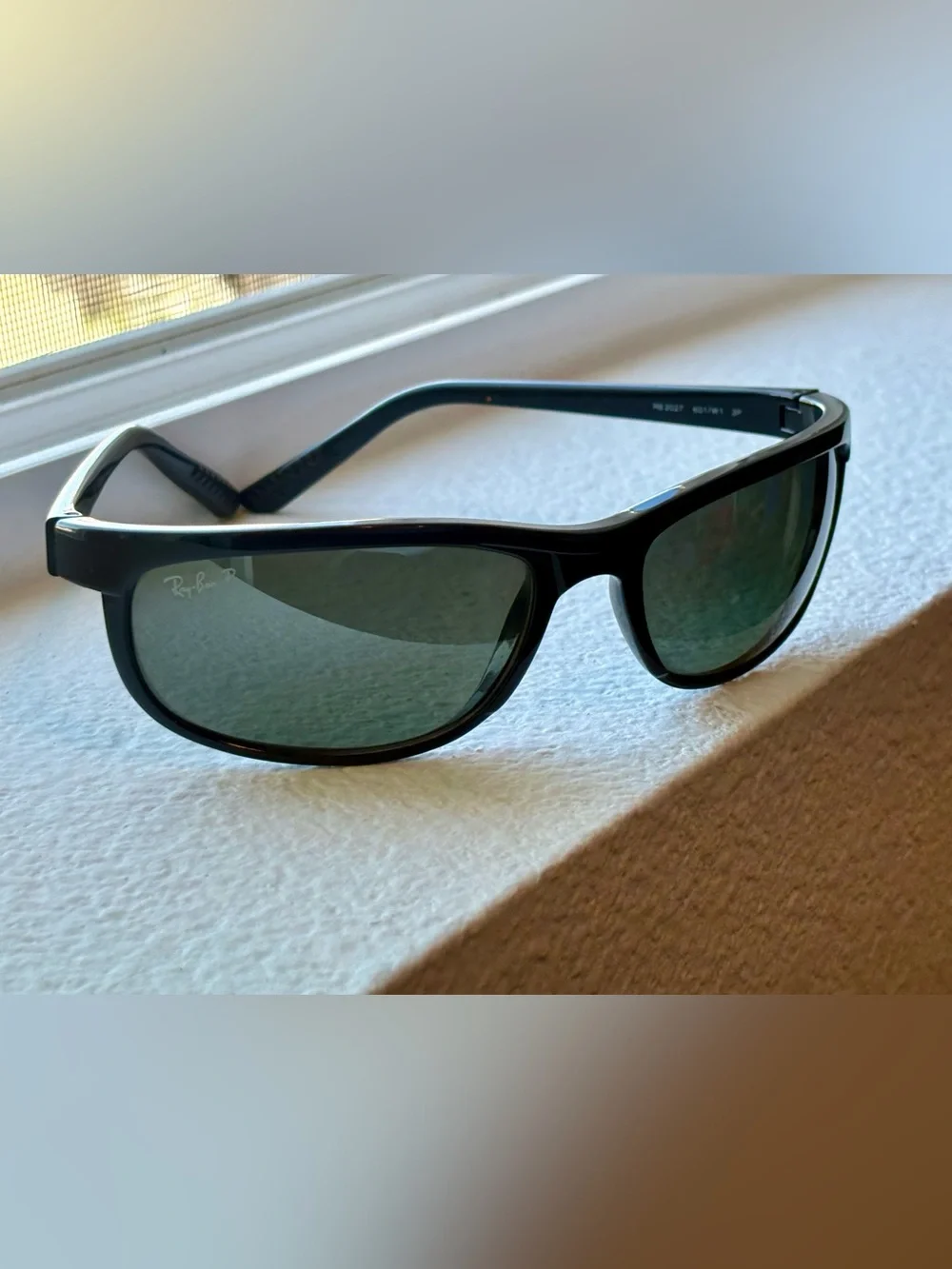 Vintage Ray-Ban Predator RB 2027 601/W1 3P Full Rim Polarized Lens Sunglasses